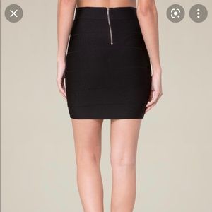 Bebe Black Skirt Used size Large